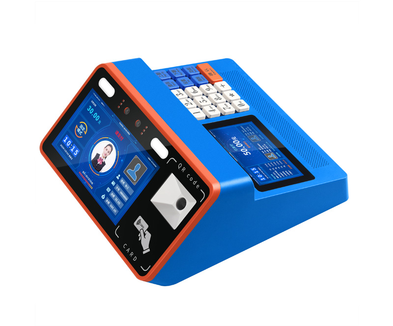 食堂刷卡扫码人脸一体机